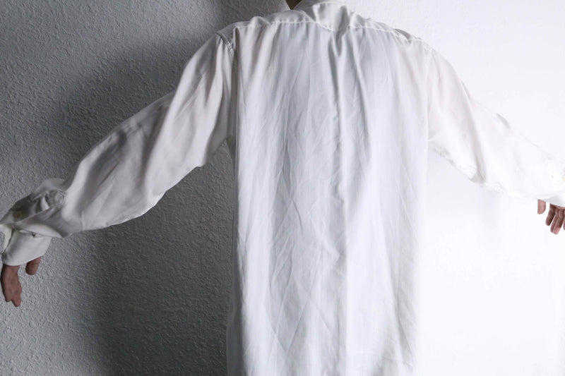 ”pierre cardin” white imperial collar stripe shirts