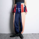 "Re:make" track design layered pants