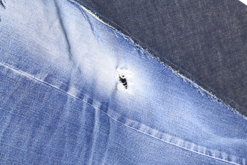 "Re:make" patchwork denim china jacket