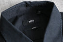 “BOSS” black cotton dress shirt