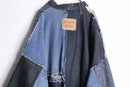 "Re:make" patchwork denim china jacket