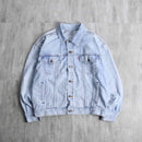 ”Levi’s” fade indigo oversized denim tracker jacket
