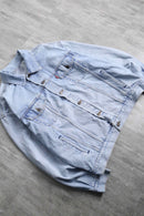 ”Levi’s” fade indigo oversized denim tracker jacket