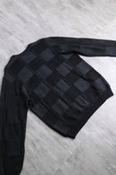 1990's BACH RACH rectangle design knit