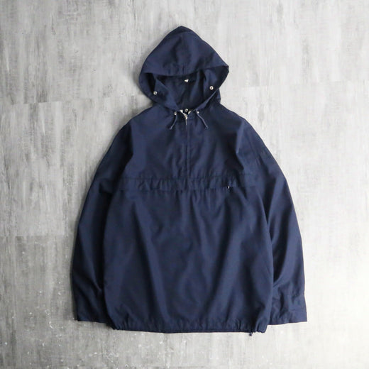 navy half zip anorak parka