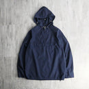 navy half zip anorak parka