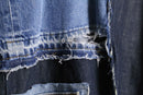 "Re:make" patchwork denim china jacket