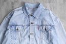 ”Levi’s” fade indigo oversized denim tracker jacket