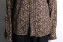 total flower pattern corduroy shirt
