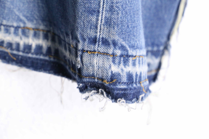 "Re:make" patchwork denim china jacket