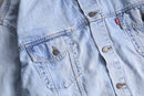 ”Levi’s” fade indigo oversized denim tracker jacket