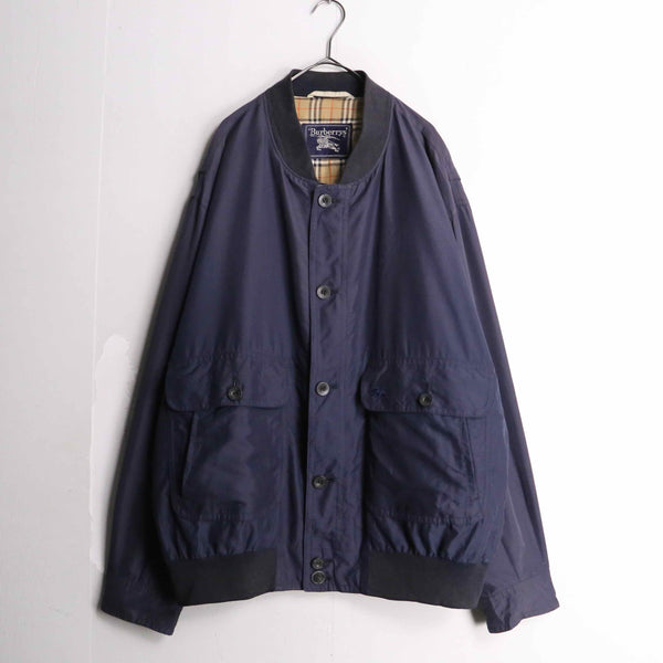 "Burberry"  navy color nylon jacket