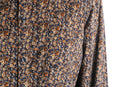 total flower pattern corduroy shirt