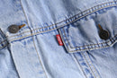 ”Levi’s” fade indigo oversized denim tracker jacket