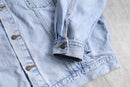 ”Levi’s” fade indigo oversized denim tracker jacket