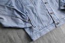 ”Levi’s” fade indigo oversized denim tracker jacket