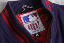 “MLB” dark purple varsity jacket : Angels