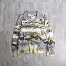 fuzzy abstract skipper knit｜トップスの古着（iot）