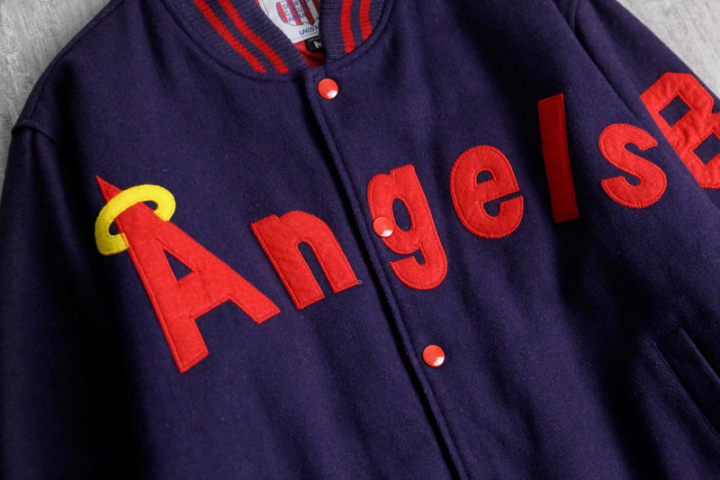 ヴィンテージMLB ANGELS スタジャン希少製品。 ヴィンテージMLB ANGELS スタジャン希少製品。