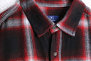 00's ombre check flannel shirt