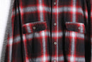 00's ombre check flannel shirt