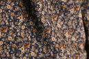 total flower pattern corduroy shirt