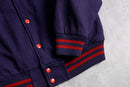 “MLB” dark purple varsity jacket : Angels