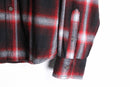 00's ombre check flannel shirt