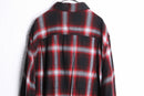 00's ombre check flannel shirt