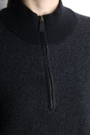 "POLO RALPH LAUREN" wool half zip knit