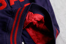 “MLB” dark purple varsity jacket : Angels