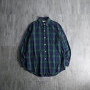 1980-90s L.L.Bean tartan flannel shirt