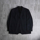 1980-90s Christian Dior windowpane check 3B single tailored jacket