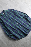 1980-90s L.L.Bean tartan flannel shirt