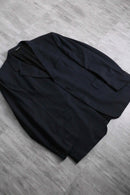 1980-90s Christian Dior windowpane check 3B single tailored jacket