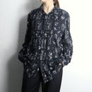 hand drawn graphic cotton shirt