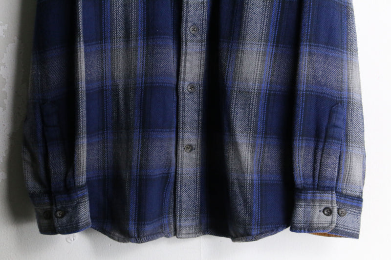 “ST.JOHN’S BAY” ombre check flannel shirt