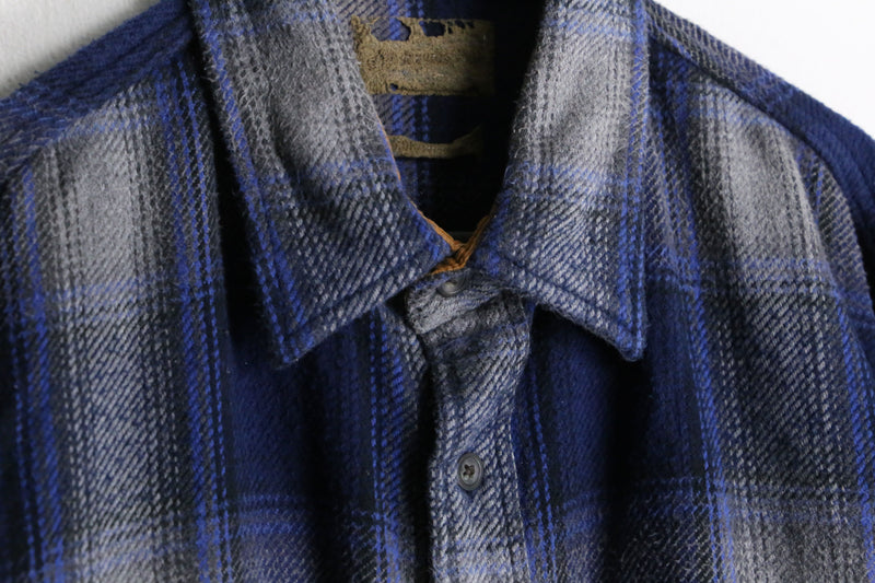 “ST.JOHN’S BAY” ombre check flannel shirt