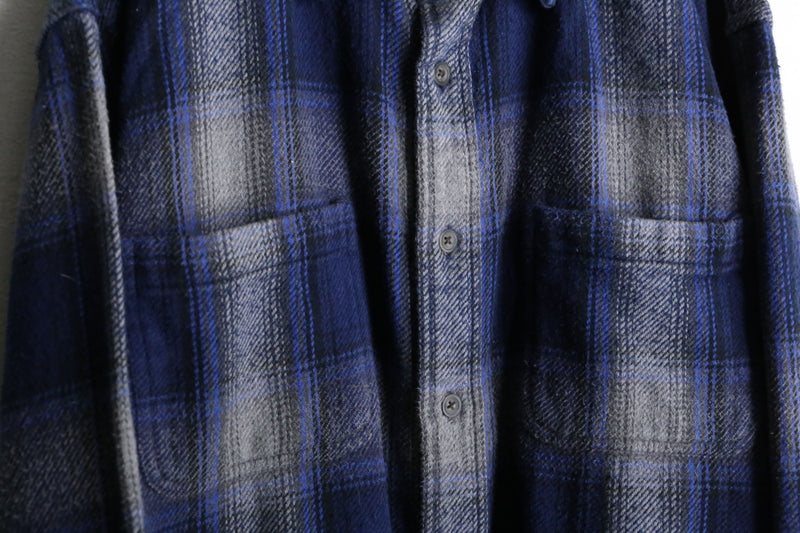 “ST.JOHN’S BAY” ombre check flannel shirt