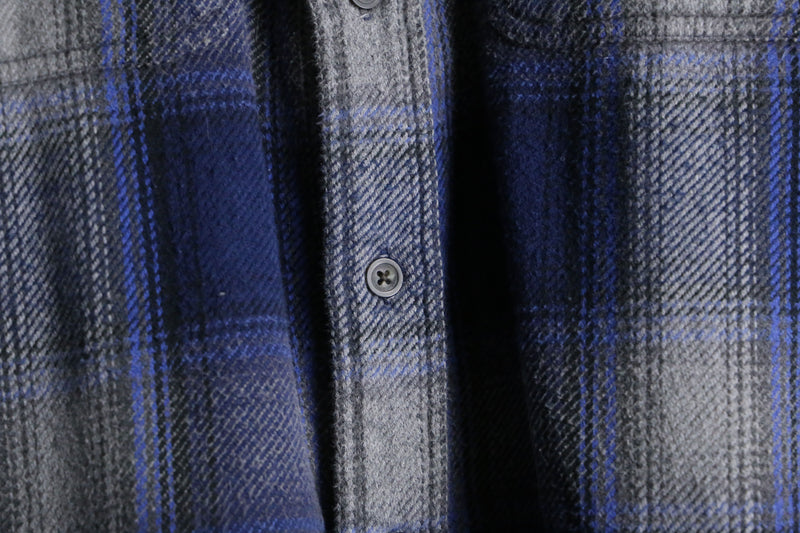 “ST.JOHN’S BAY” ombre check flannel shirt