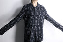 hand drawn graphic cotton shirt