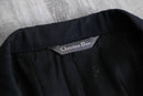 1980-90s Christian Dior windowpane check 3B single tailored jacket