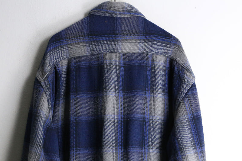 “ST.JOHN’S BAY” ombre check flannel shirt