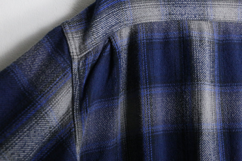 “ST.JOHN’S BAY” ombre check flannel shirt