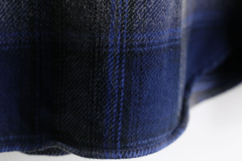 “ST.JOHN’S BAY” ombre check flannel shirt