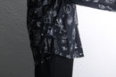 hand drawn graphic cotton shirt