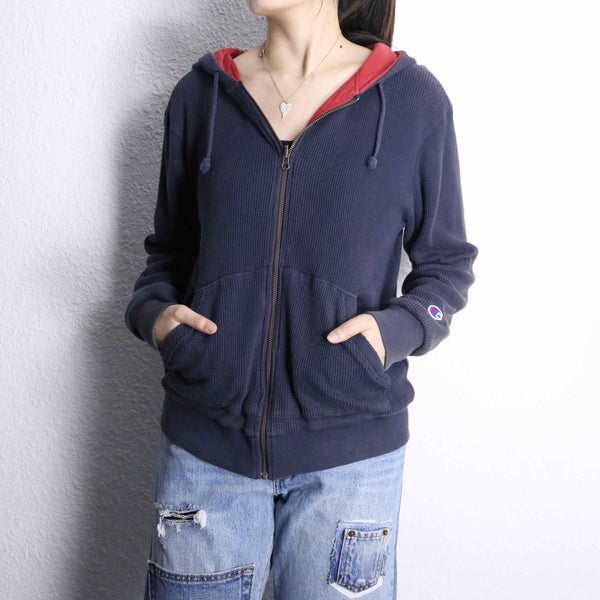 "Champion" thermal cotton reversible zip parka