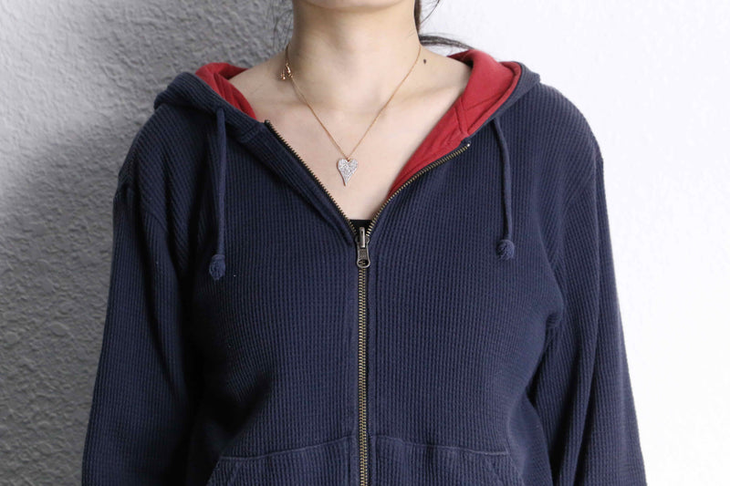 "Champion" thermal cotton reversible zip parka