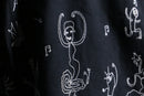 hand drawn graphic cotton shirt