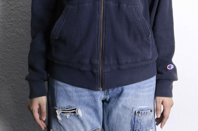 "Champion" thermal cotton reversible zip parka